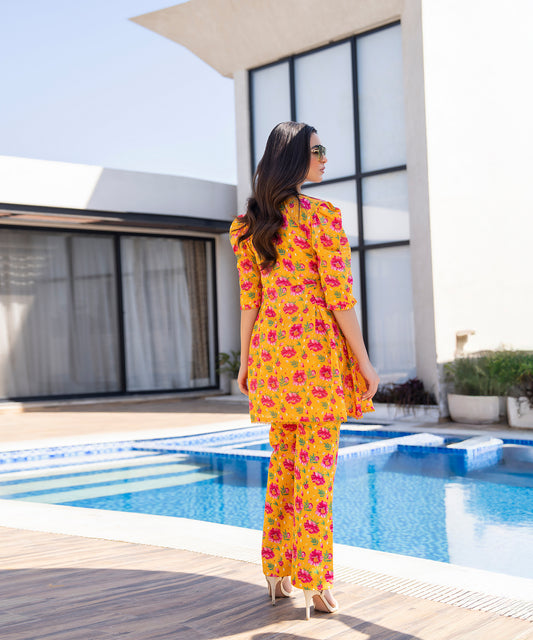 Women Printed 2 Piece Suit  - SDL210