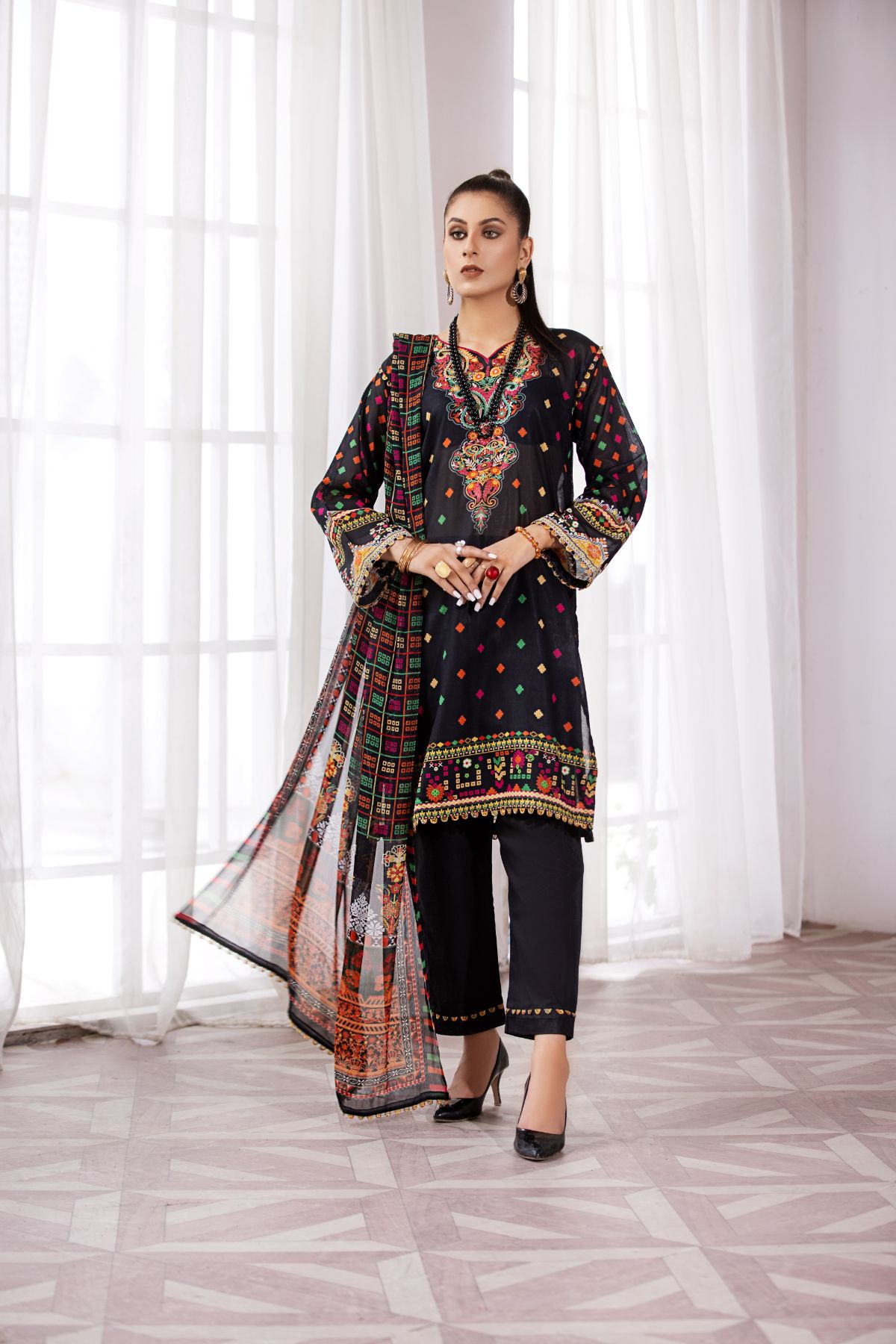 3PC Sapna Digital Suit  2158