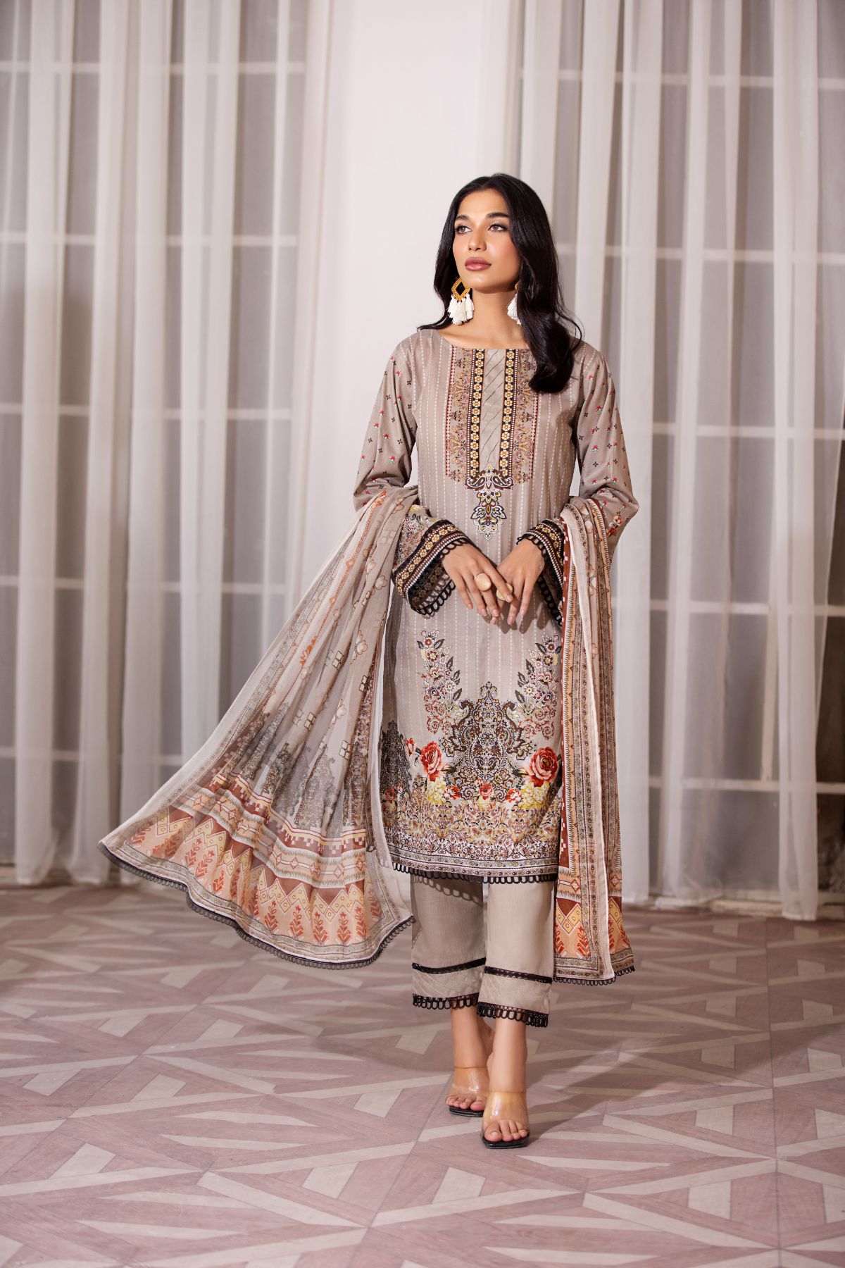 3PC Sapna Digital Suit  2160