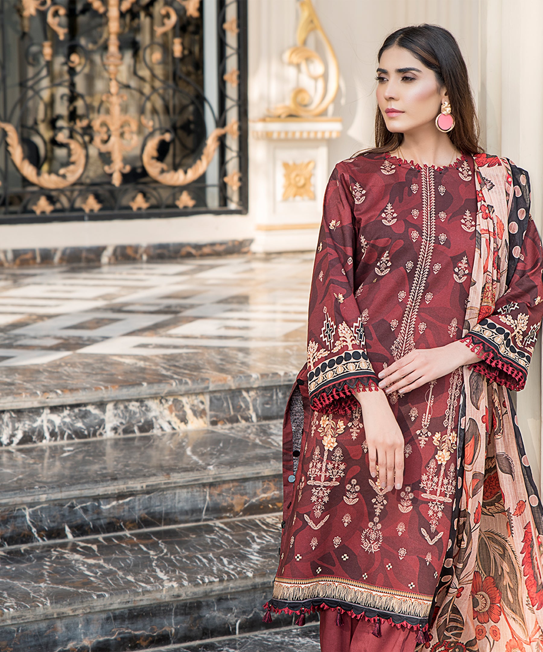 3PC Sapna Digital Collection - 2201