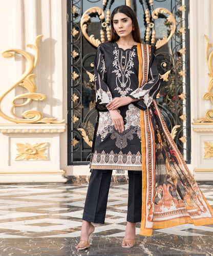 Women Printed 3 Piece Suit  - SD2202