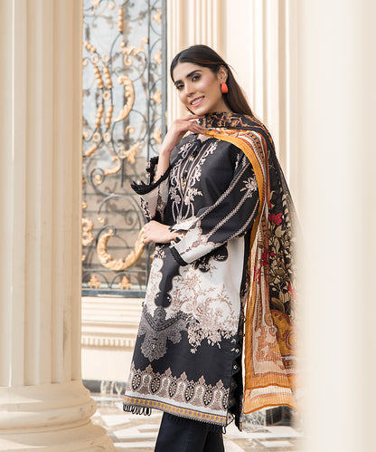 Women Printed 3 Piece Suit  - SD2202