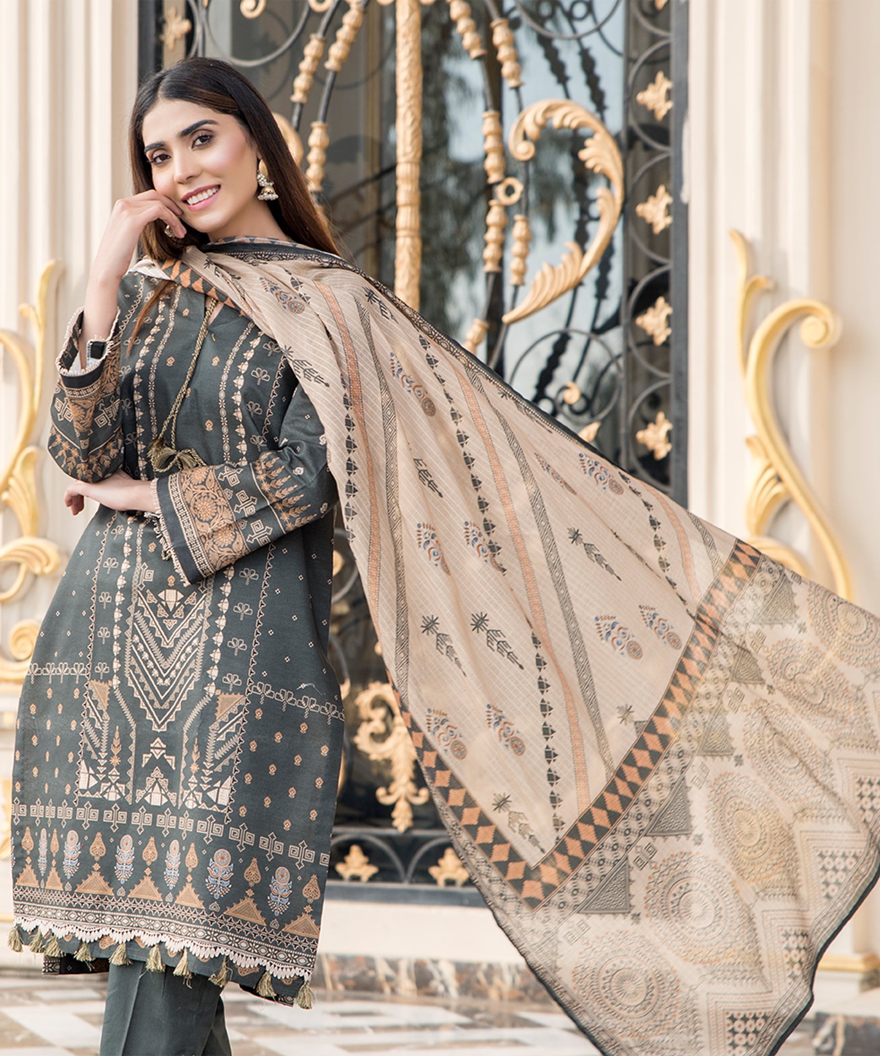 3PC Sapna Digital Collection - 2208