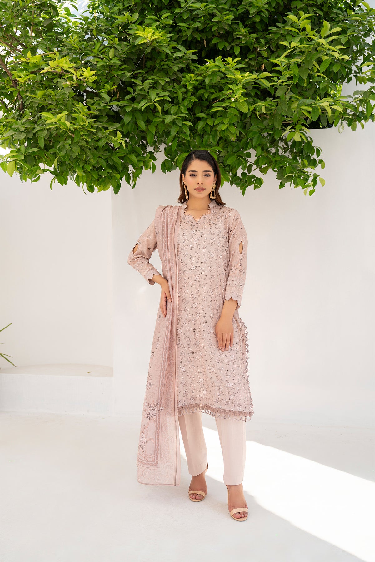 Women Printed 3 Piece Suit  - SD2213