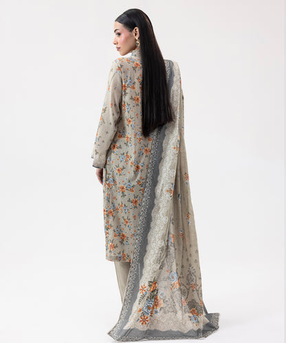 Women Printed 3 Piece Suit  - CD2213