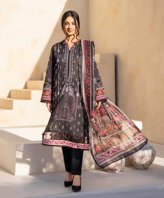 Women Printed 3 Piece Suit  - SD2221