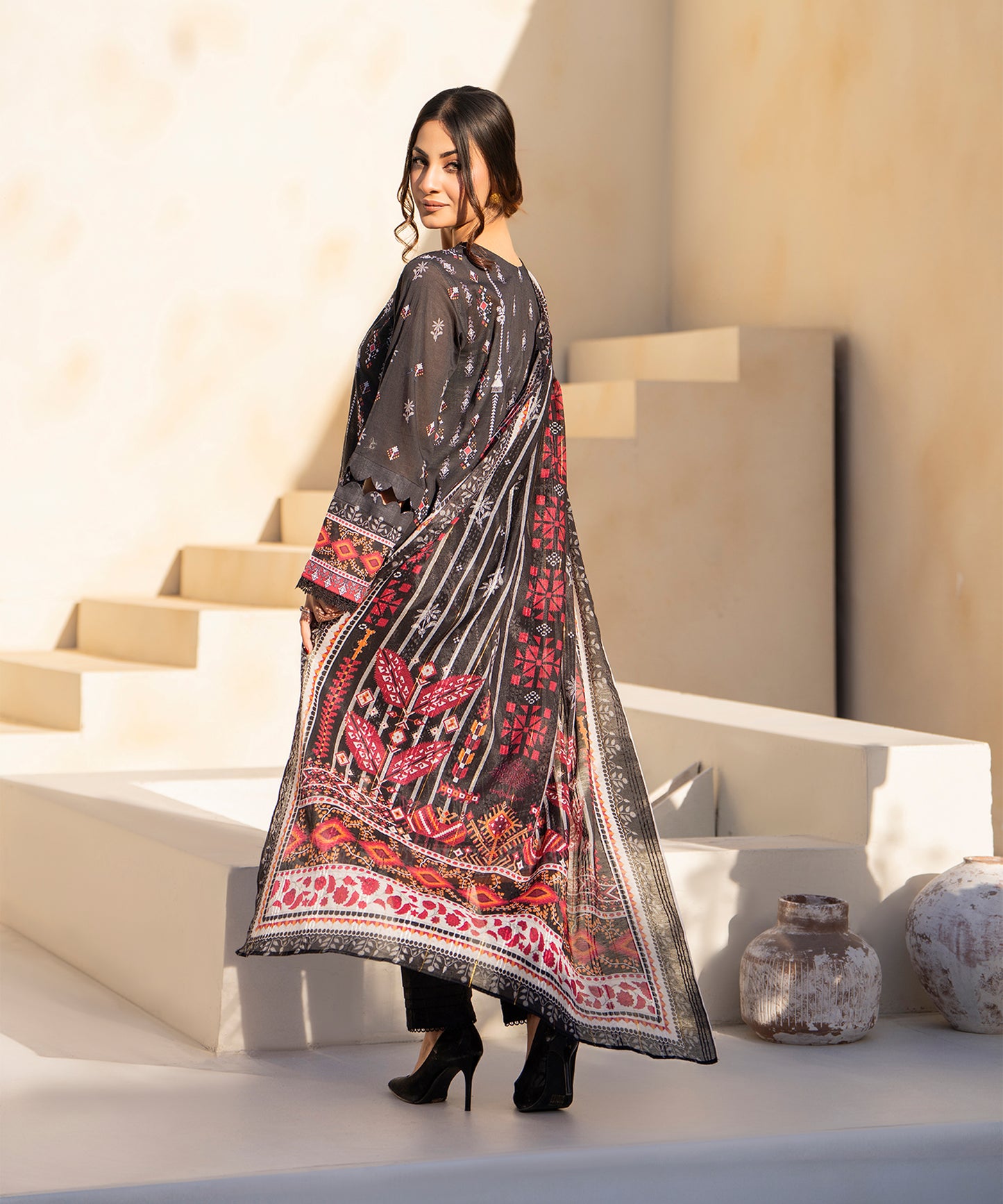 Women Printed 3 Piece Suit  - SD2221