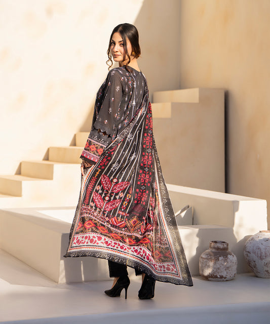 Women Printed 3 Piece Suit  - SD2221