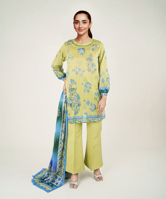 Women Printed 3 Piece Suit - CD2221