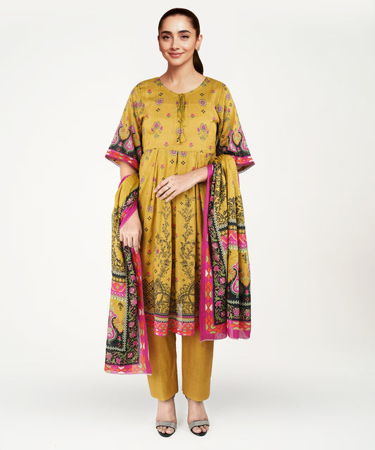 Women Printed 3 Piece Suit - CD2223