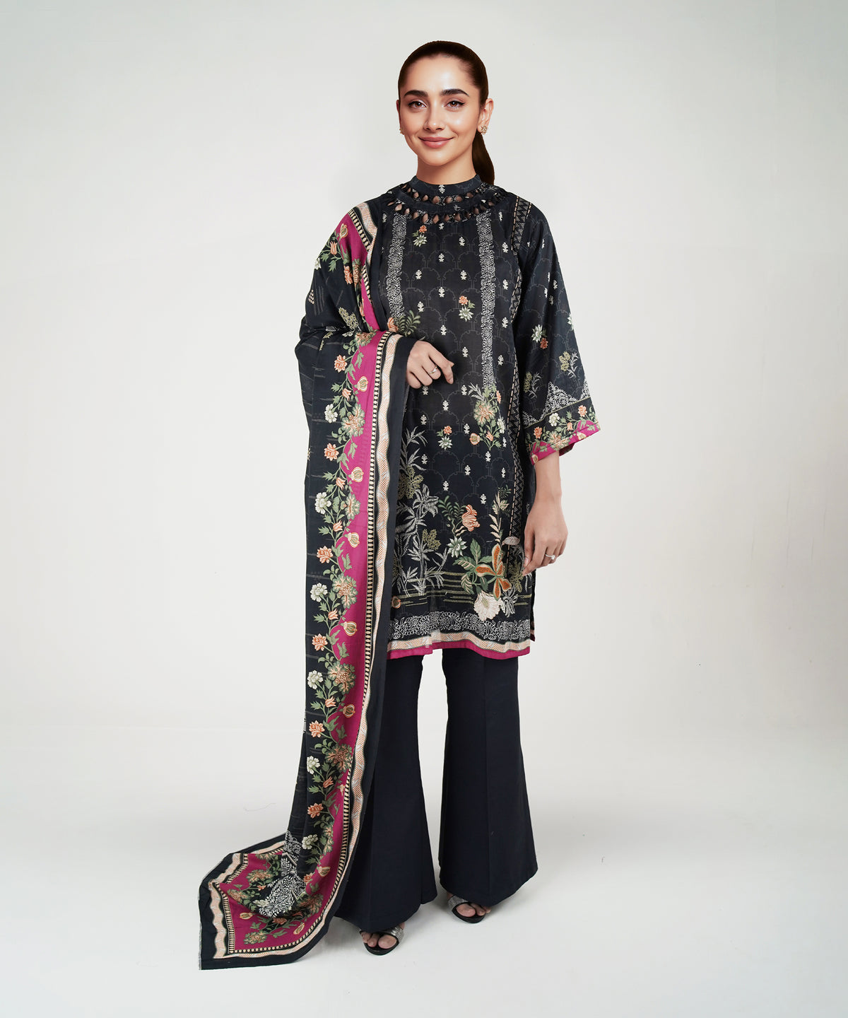 Women Printed 3 Piece Suit - CD2224