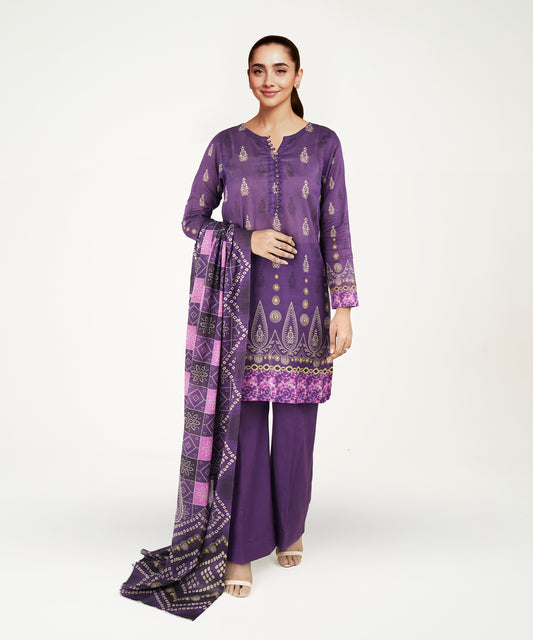 Women Printed 3 Piece Suit - CD2225
