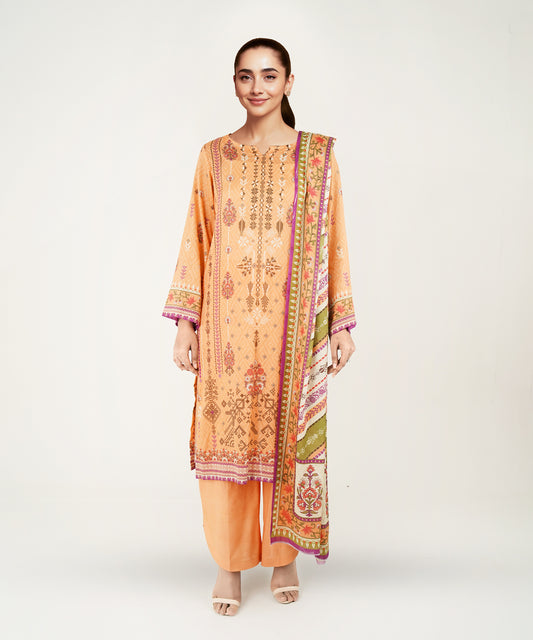 Women Printed 3 Piece Suit - CD2227