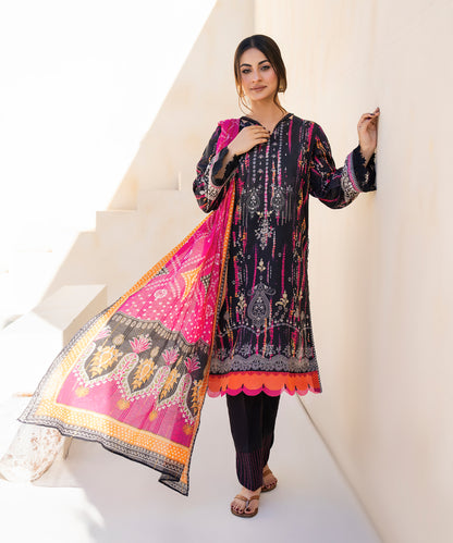 Women Printed 3 Piece Suit  - SD2229