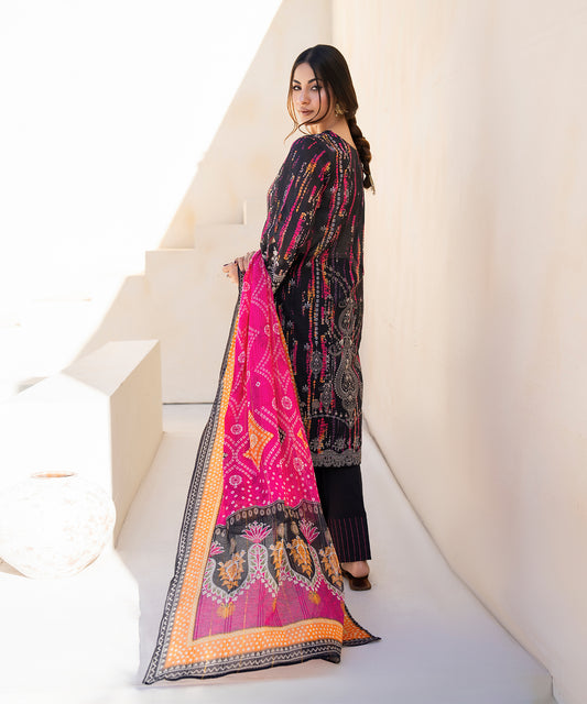 Women Printed 3 Piece Suit  - SD2229