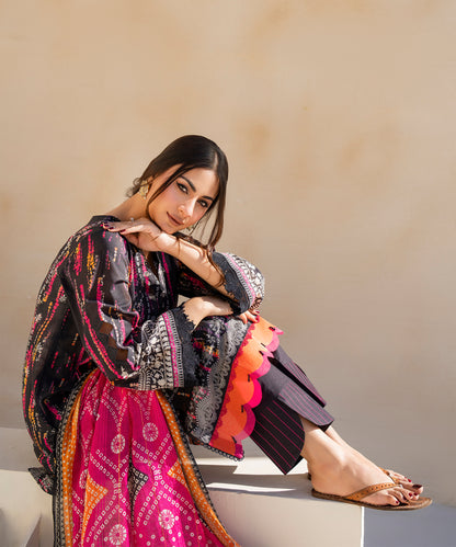 Women Printed 3 Piece Suit  - SD2229