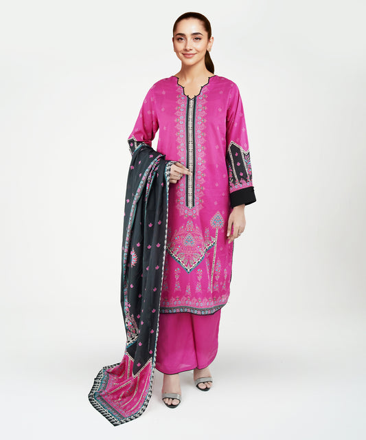 Women Printed 3 Piece Suit - CD2230
