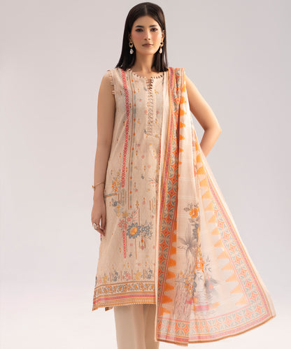 Women Printed 3 Piece Suit - CD2231
