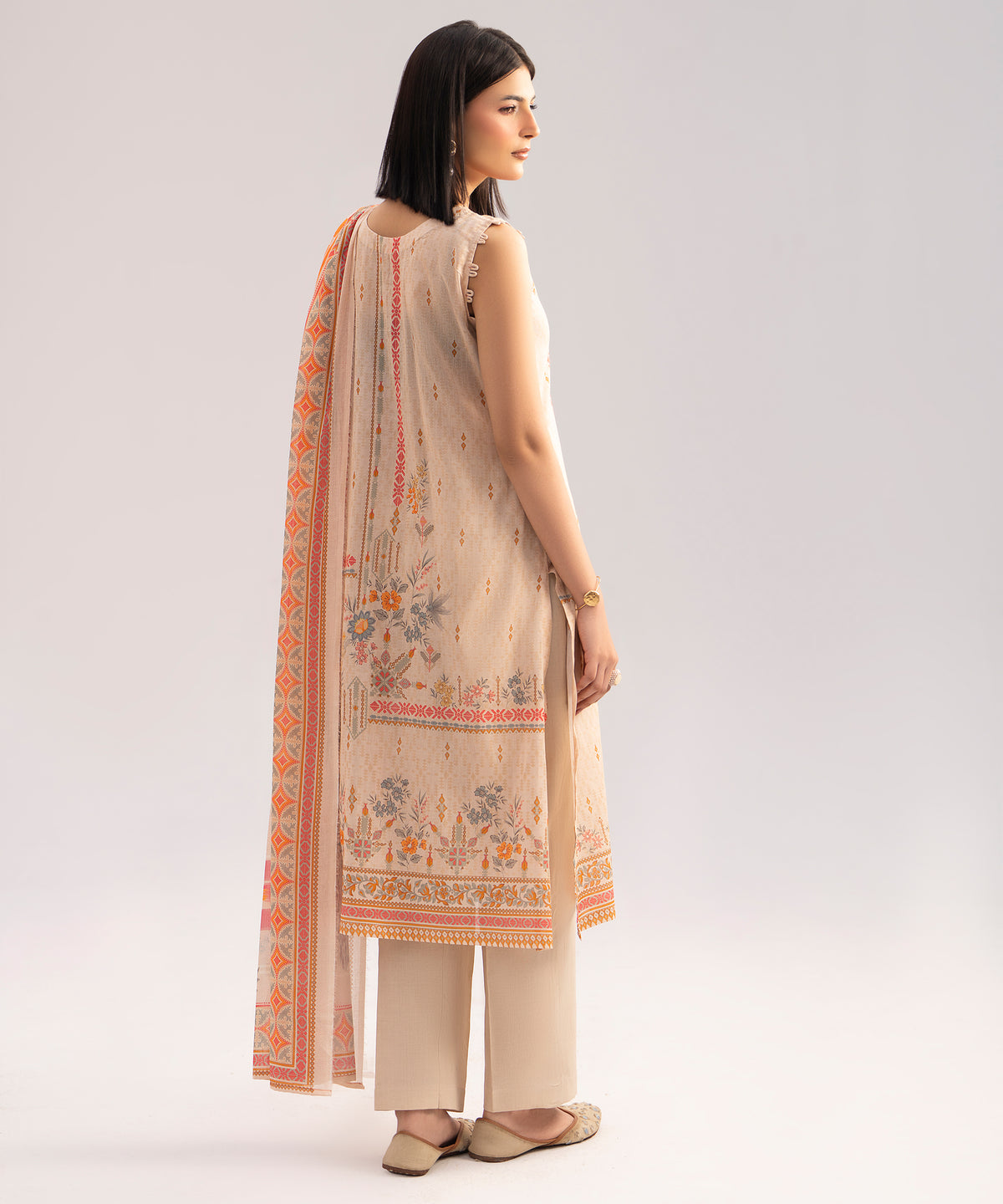 Women Printed 3 Piece Suit - CD2231