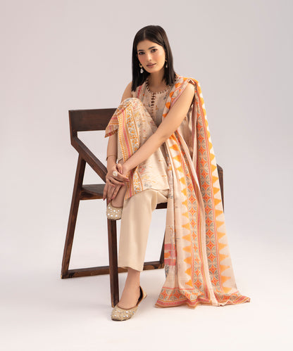 Women Printed 3 Piece Suit - CD2231