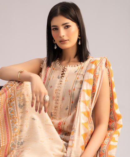 Women Printed 3 Piece Suit - CD2231