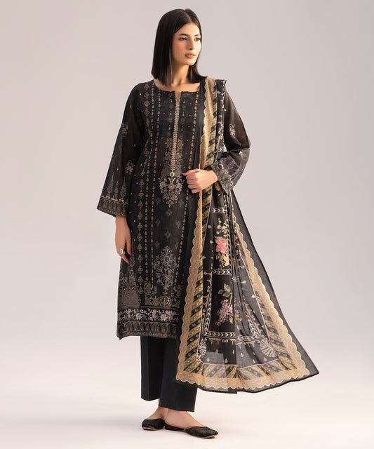Women Printed 3 Piece Suit - CD2232