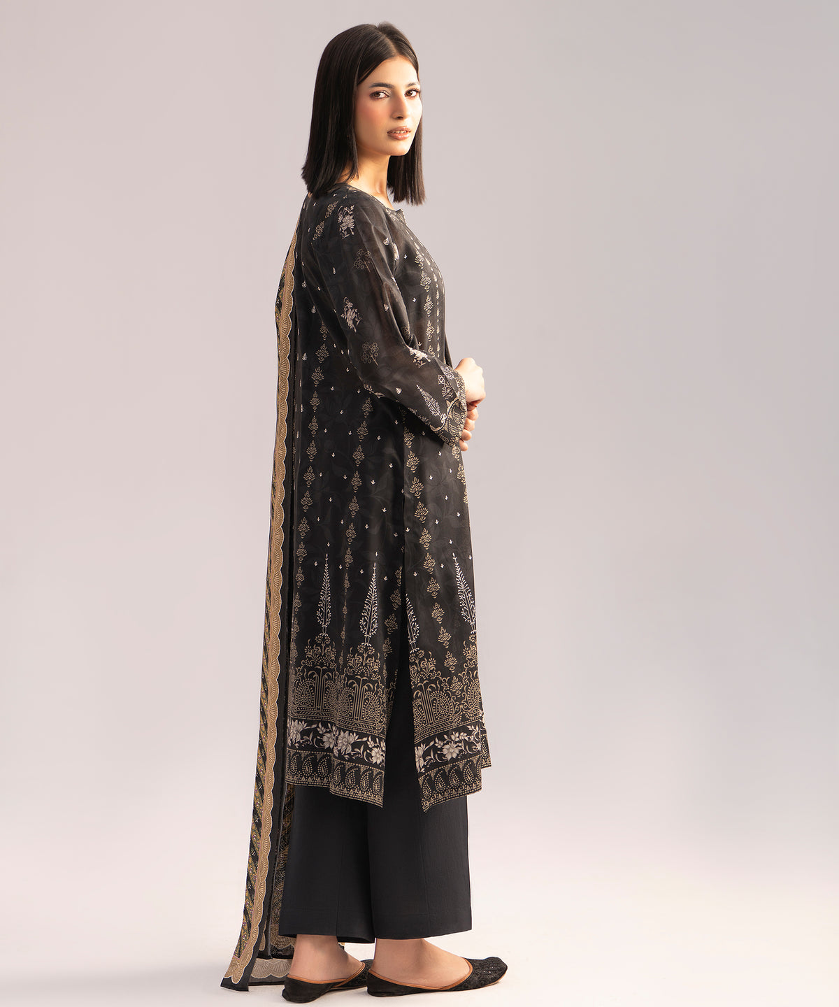 Women Printed 3 Piece Suit - CD2232