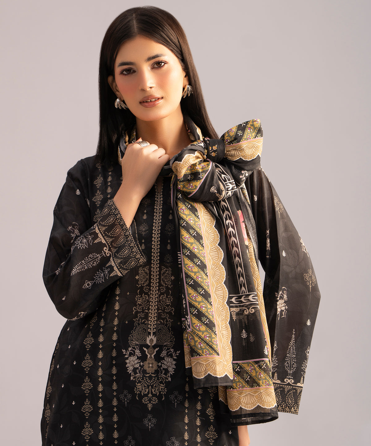 Women Printed 3 Piece Suit - CD2232