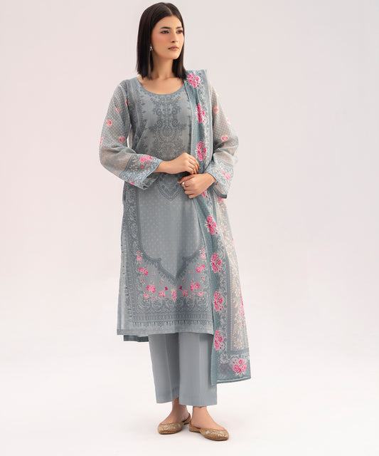 Women Printed 3 Piece Suit - CD2233