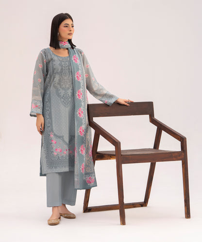 Women Printed 3 Piece Suit - CD2233
