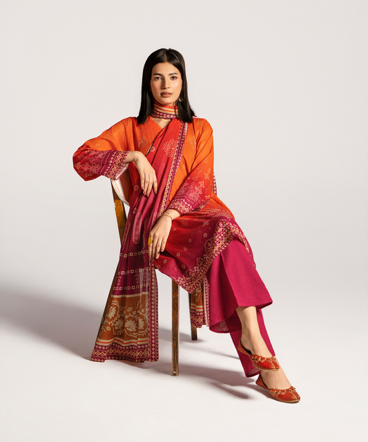 Women Printed 3 Piece Suit - CD2234