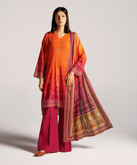 Women Printed 3 Piece Suit - CD2234