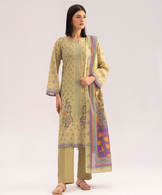 Women Printed 3 Piece Suit - CD2235