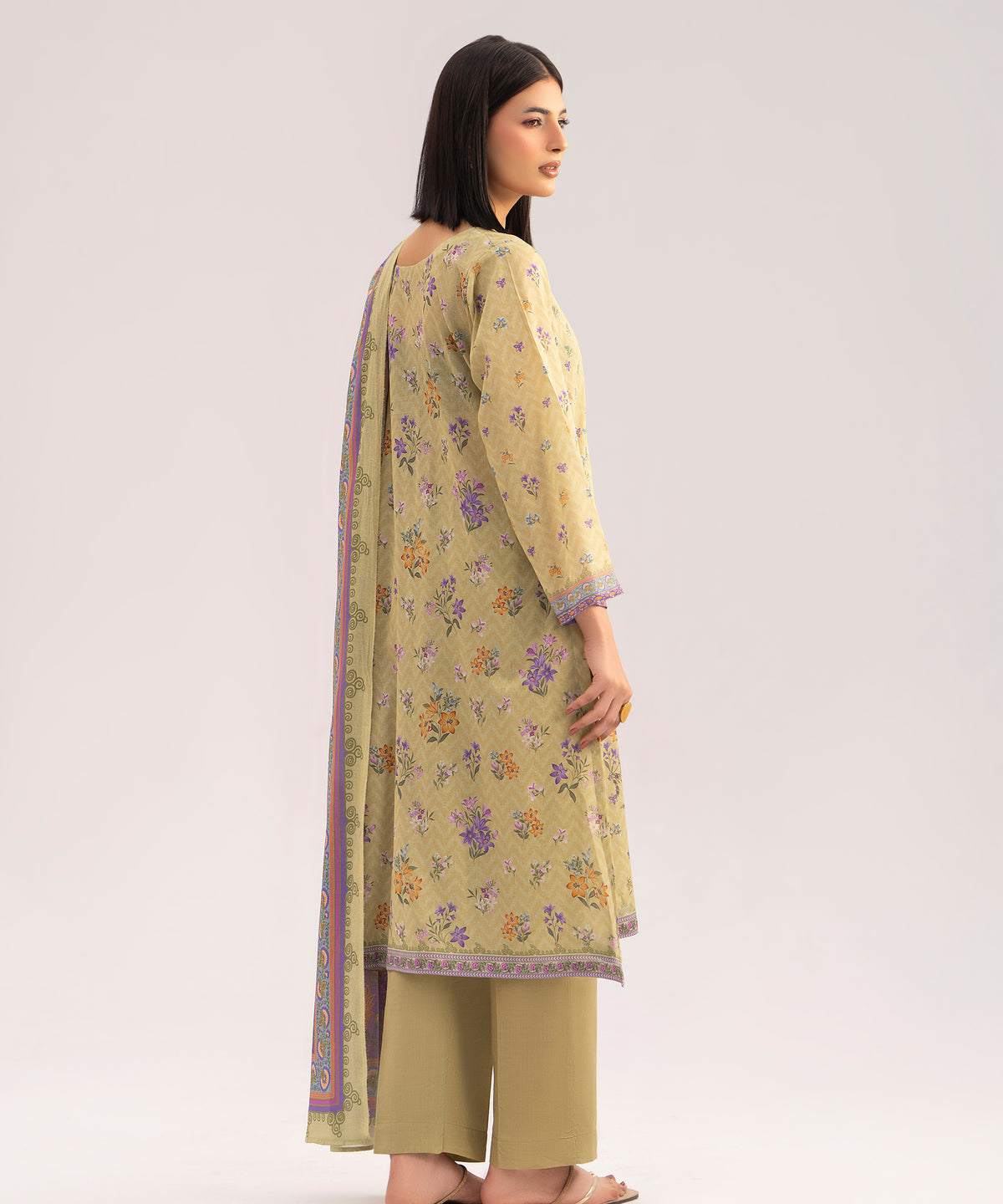 Women Printed 3 Piece Suit - CD2235