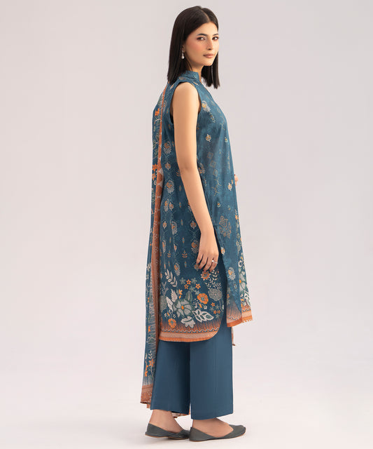 Women Printed 3 Piece Suit - CD2237