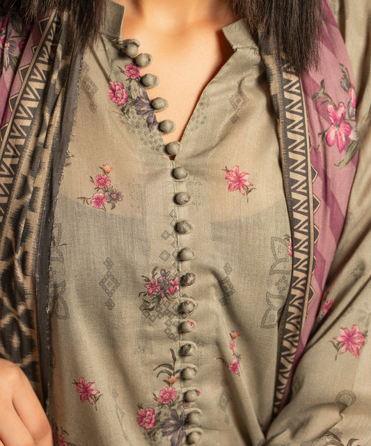 Women Printed 3 Piece Suit - CD2238
