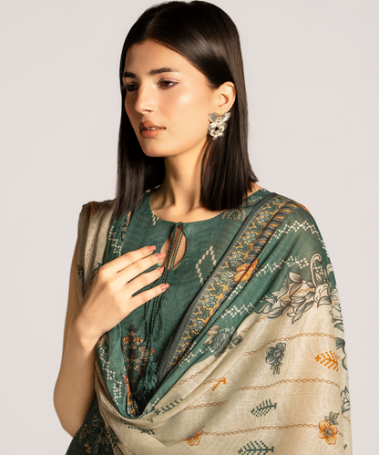Women Printed 3 Piece Suit - CD2239