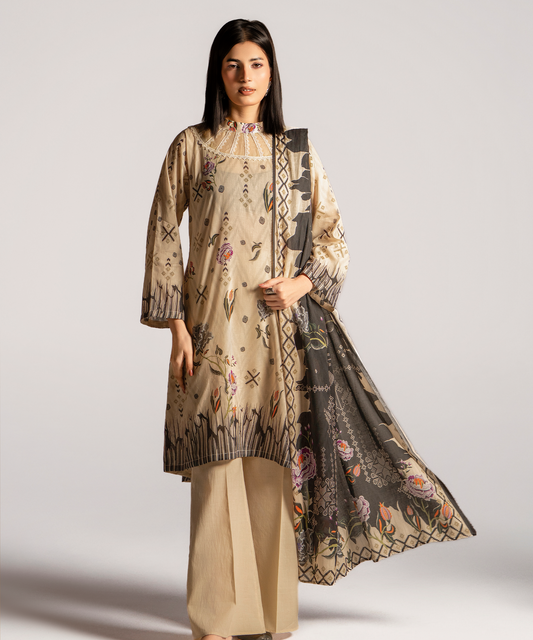 Women Printed 3 Piece Suit - CD2234