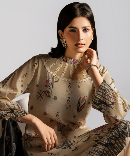 Women Printed 3 Piece Suit - CD2234