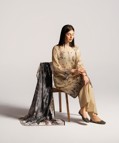 Women Printed 3 Piece Suit - CD2234