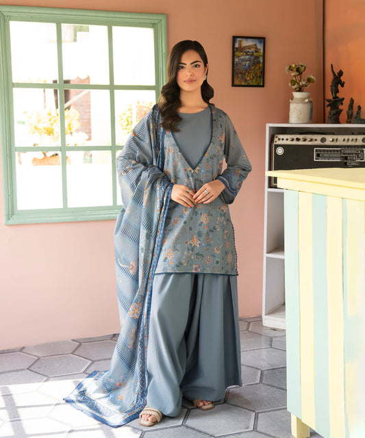 Women Printed 3 Piece Suit - CD2242