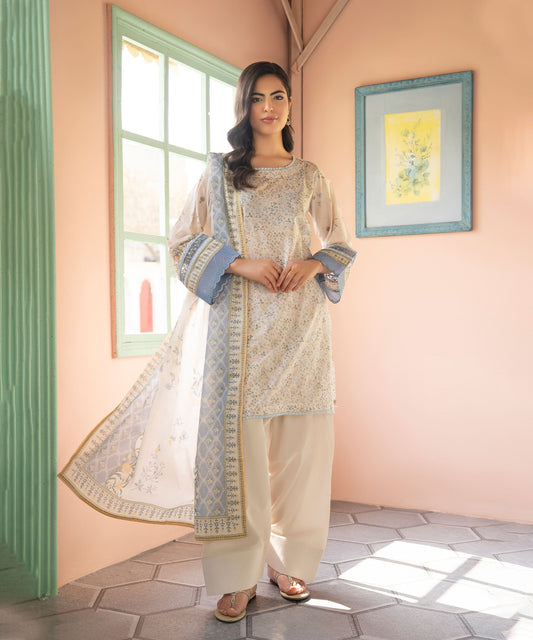 Women Printed 3 Piece Suit - CD2243