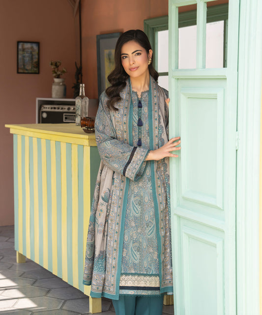 Women Printed 3 Piece Suit - CD2244