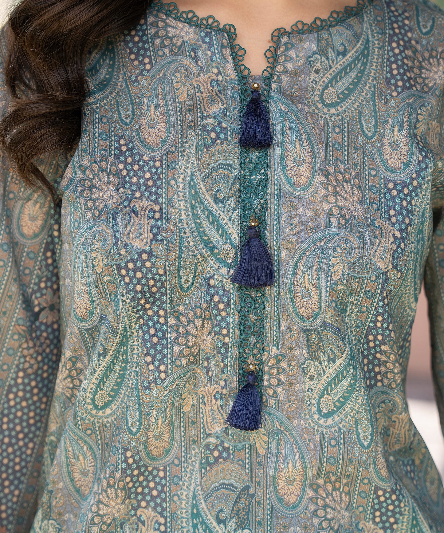 Women Printed 3 Piece Suit - CD2244