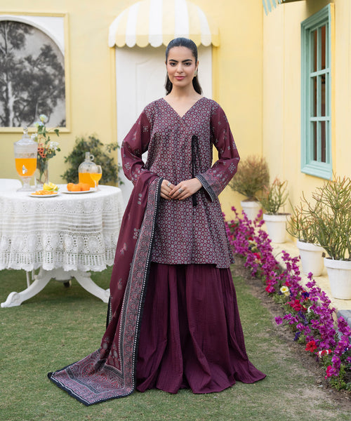 Women Printed 3 Piece Suit - CD2245