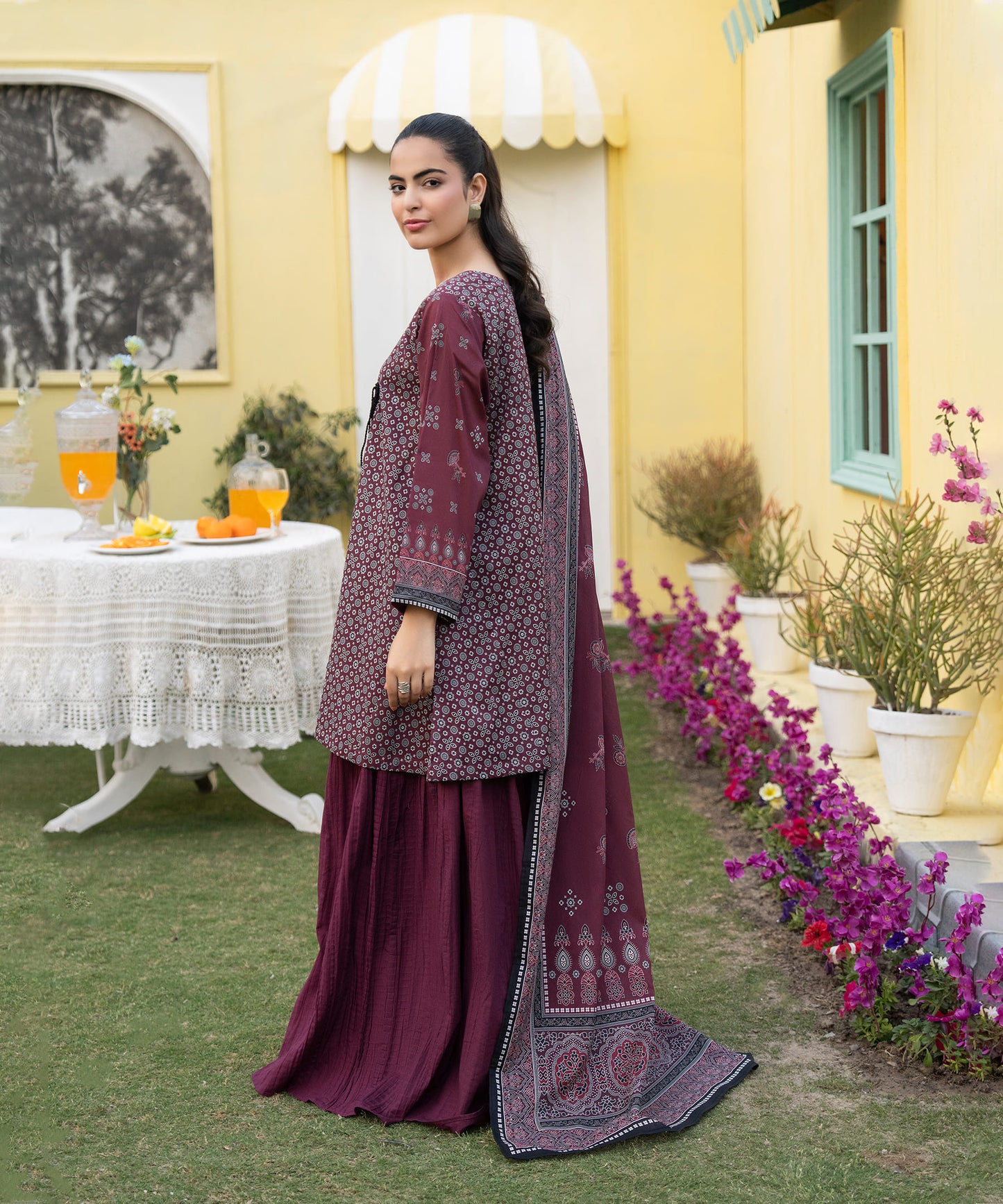 Women Printed 3 Piece Suit - CD2245