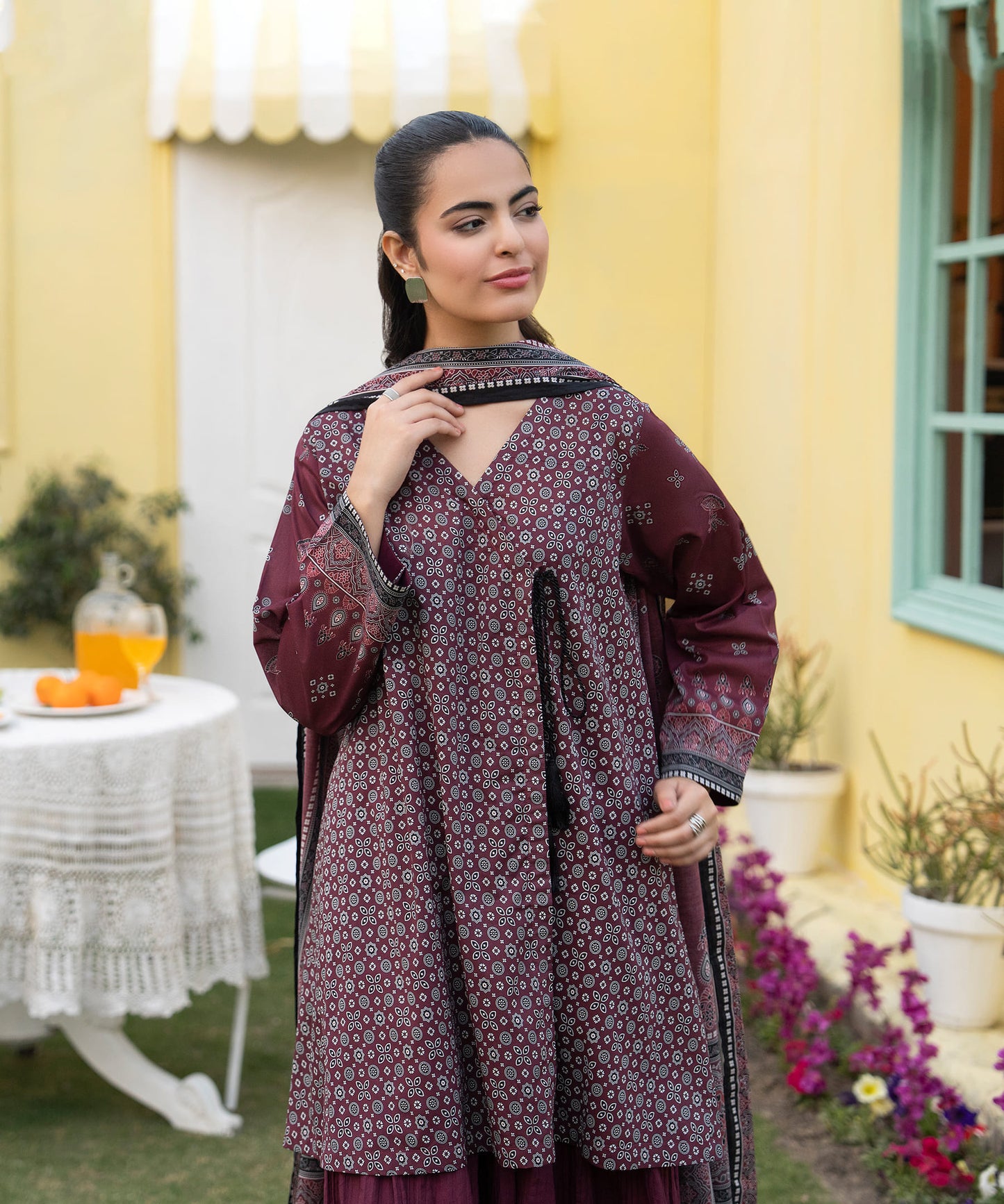 Women Printed 3 Piece Suit - CD2245