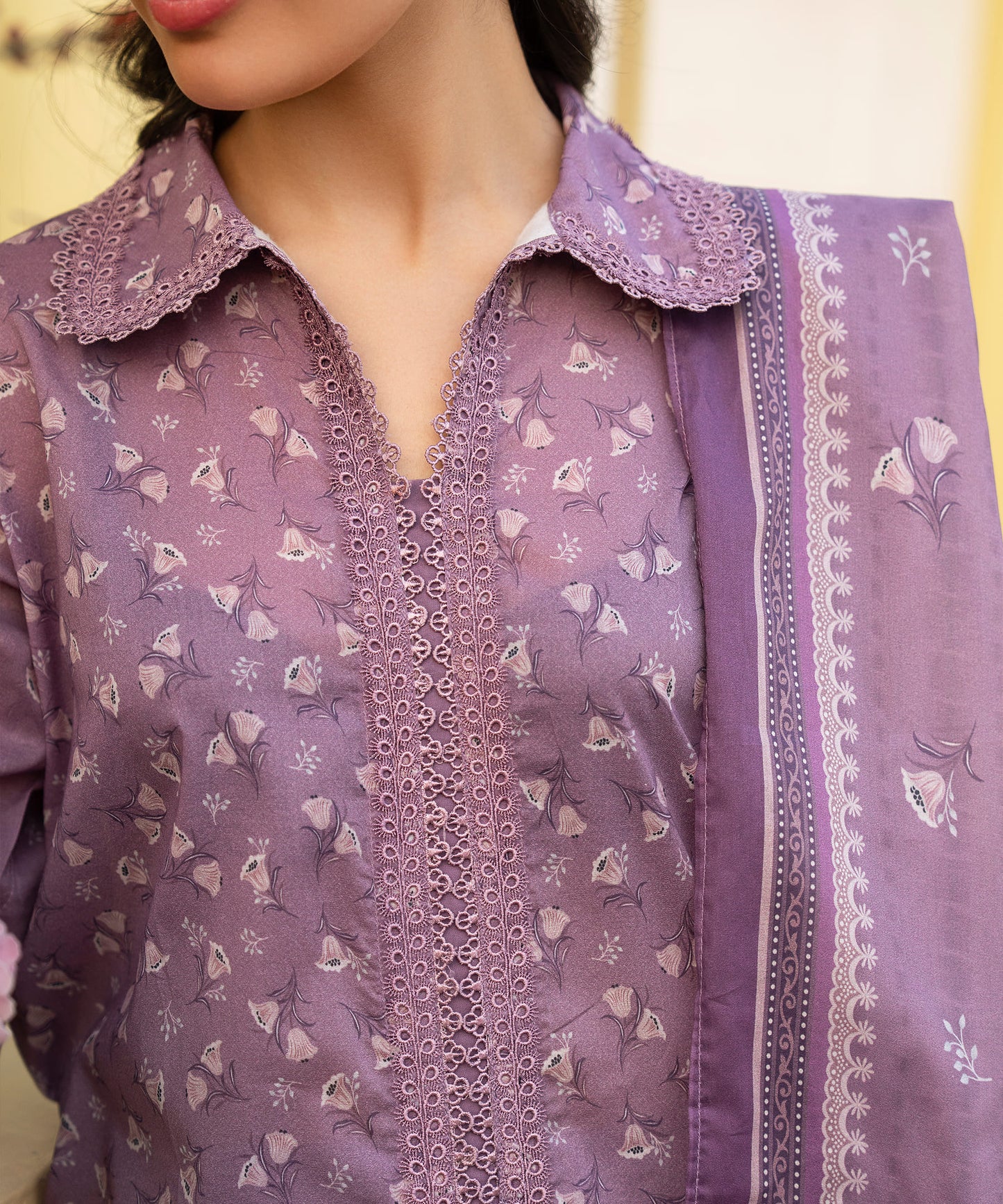 Women Printed 3 Piece Suit - CD2246