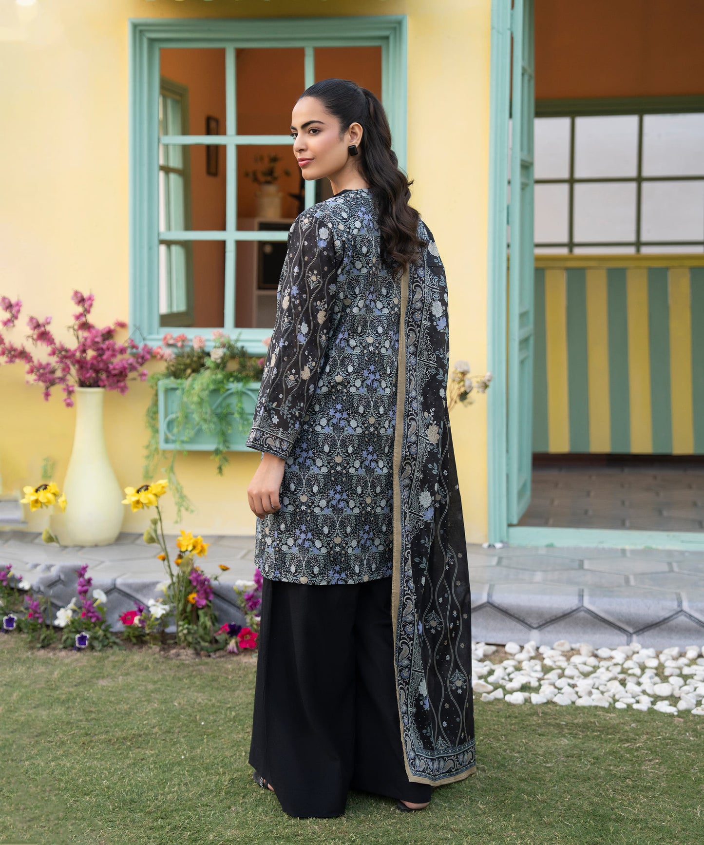 Women Printed 3 Piece Suit - CD2247