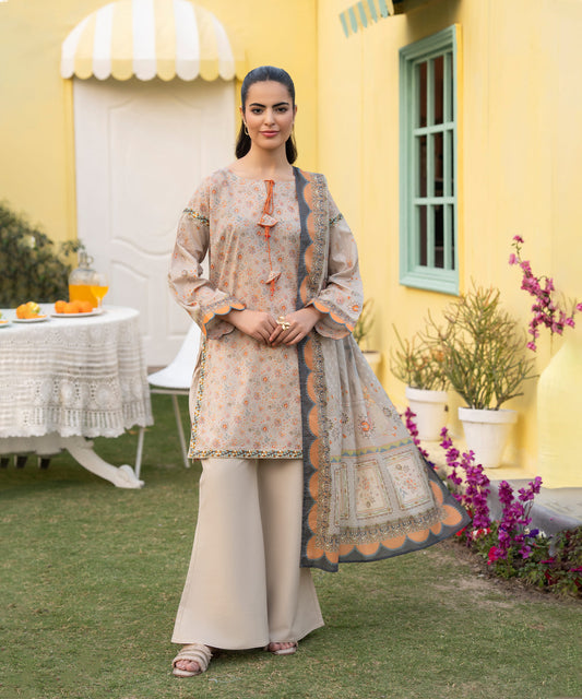 Women Printed 3 Piece Suit - CD2248